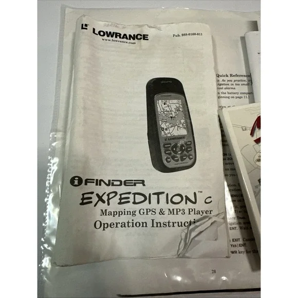 Lowrance iFinder Expedition C GPS & WAAS  Receiver Includes Manuals Map Create 6 - Picture 13 of 15